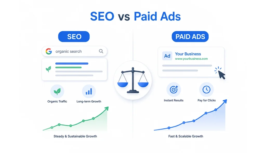 SEO vs Paid Ads