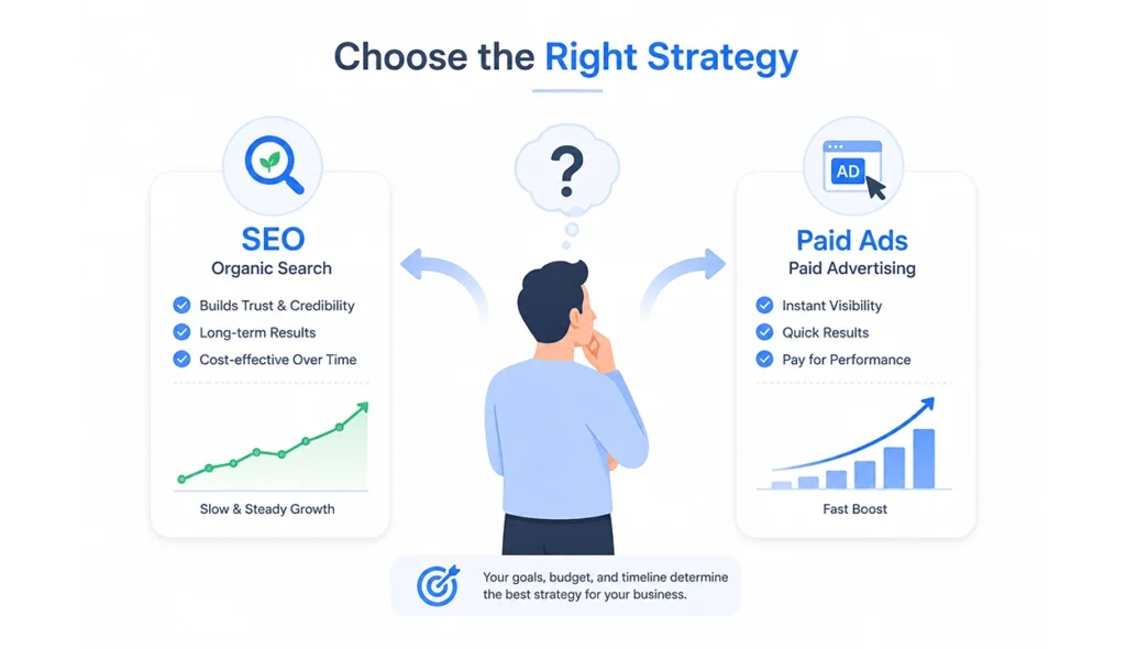 SEO vs Paid Ads