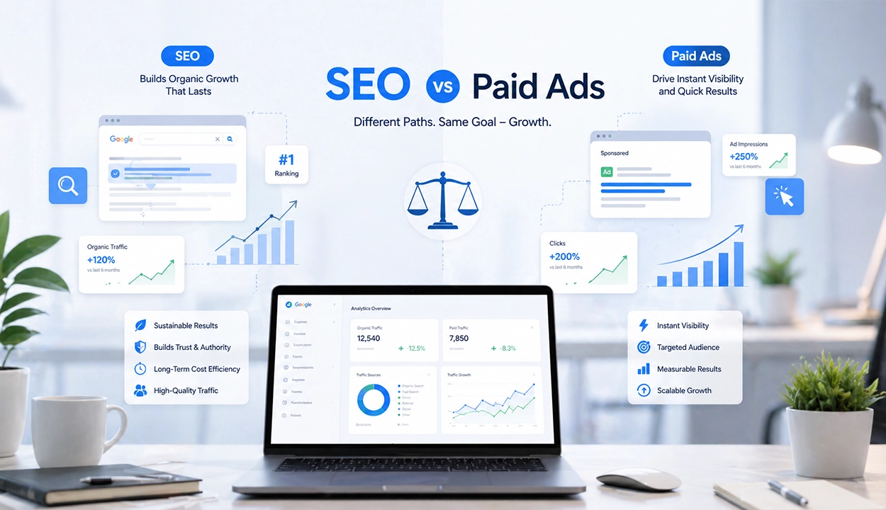 SEO vs Paid Ads