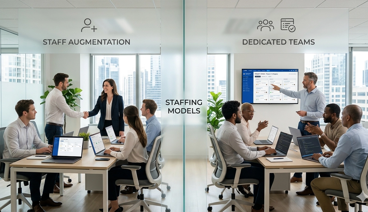 Staff Augmentation vs Dedicated Teams