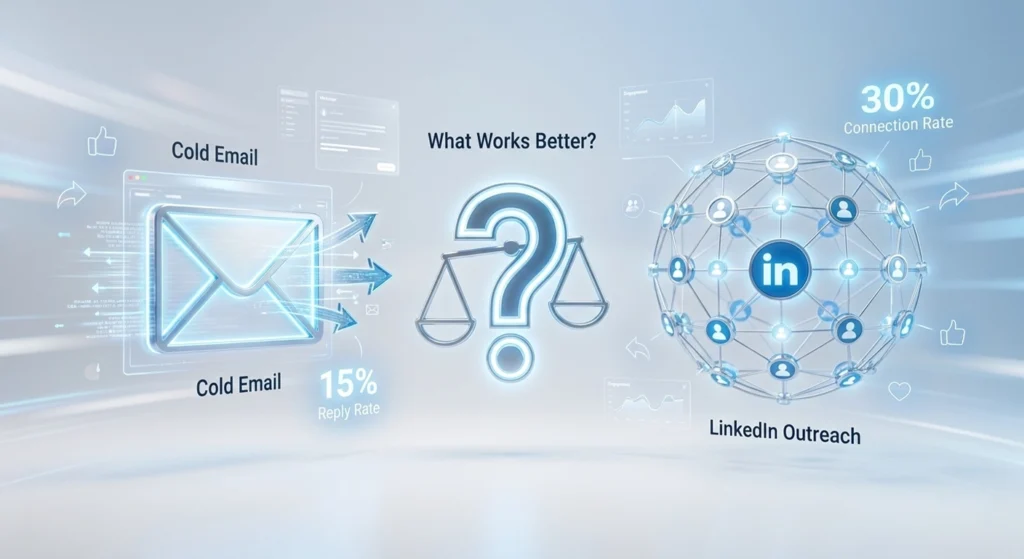 Cold Email vs LinkedIn Outreach