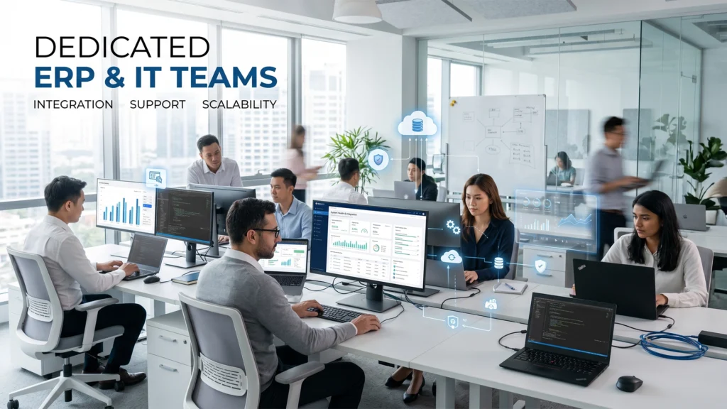 Dedicated ERP & IT Teams