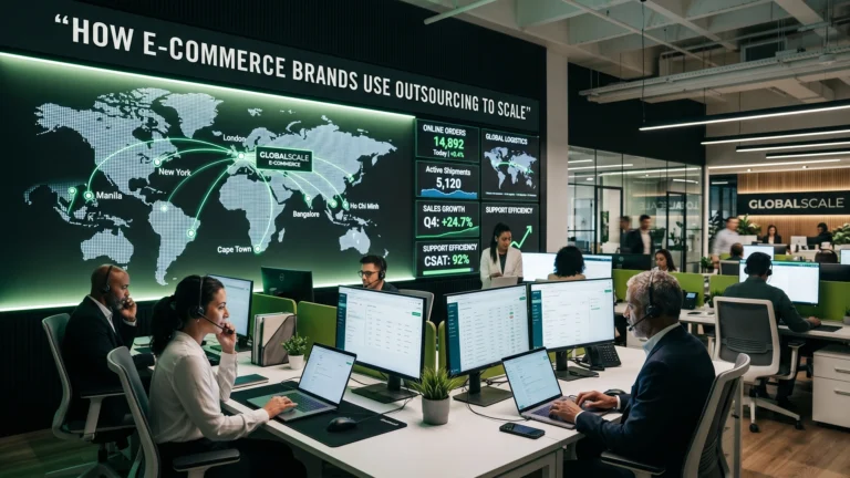 How E-commerce Brands Use Outsourcing to Scale